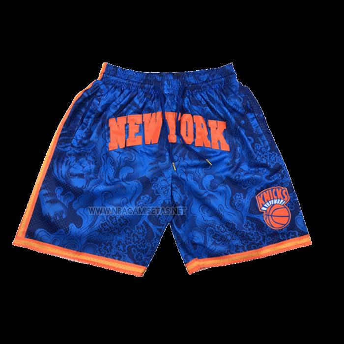 Pantalone New York Knicks Special Year Of The Tiger Azul